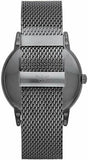 Emporio Armani Luigi Quartz Blue Dial Grey Mesh Bracelet Watch For Men - AR11053 Authentic Buy Shop Now