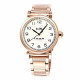 Coach Madison White Dial Rose Gold Steel Strap Watch for Women - 14502395 Authentic Buy Shop Now