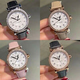 Coach Madison Diamonds White Dial Beige Leather Strap Watch for Women - 14503394 Authentic Buy Shop Now
