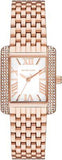 Michael Kors Emery Three-Hand White Dial Rose Gold Steel Strap Watch for Women - MK4743 Authentic Buy Shop Now