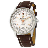 Breitling Navitimer 1 Automatic 41mm White Dial Brown Leather Strap Mens Watch - A17326211G1P1 Authentic Buy Shop Now
