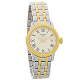 Tissot Classic Dream Lady Gold Dial Two Tone Steel Strap Watch For Women - T129.210.22.263.00 Authentic Buy Shop Now