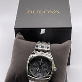 Bulova Classic Collection Multifunction Grey Dial Silver Steel Strap Watch for Men - 96C148 Authentic Buy Shop Now