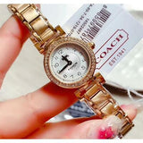 Coach Madison White Dial Gold Steel Strap Watch for Women - 14502403 Authentic Buy Shop Now