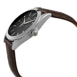 Tissot Gentlemen Black Dial Brown Leather Strap Watch for Men - T127.410.16.051.01 Authentic Buy Shop Now