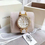 Michael Kors Parker White Dial Two Tone Steel Strap Watch for Women - MK6119 Authentic Buy Shop Now