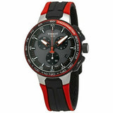 Tissot T Race Cycling Vuelta Black Dial Two Tone Rubber Strap Watch For Men - T111.417.37.441.01 Authentic Buy Shop Now