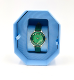 Swarovski Octea Nova Crystals Green Dial Green Leather Strap Watch for Women - 5650005 Authentic Buy Shop Now