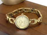 Coach Park Diamonds Gold Dial Gold Steel Strap Watch for Women - 14503171 Authentic Buy Shop Now