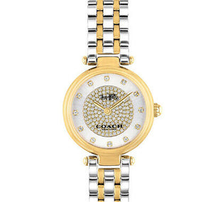 Coach Park Silver Dial Two Tone Steel Strap Watch for Women - 14503643 Authentic Buy Shop Now