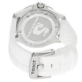 Tissot Seastar 1000 Mother of Pearl White Dial White Rubber Strap Watch for Women - T120.210.17.116.00 Authentic Buy Shop Now