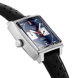 Tag Heuer Monaco Automatic Chronograph Blue Dial Black Leather Strap Watch for Men - CAW211P.FC6356 Authentic Buy Shop Now