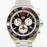 Tag Heuer Formula 1 Indy 500 Special Edition Black Dial Silver Steel Strap Watch for Men - CAZ101V.BA0842 Authentic Buy Shop Now