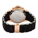Michael Kors Everest Chronograph Black Dial Black Silicone Strap Watch For Men - MK9055 Authentic Buy Shop Now