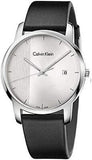 Calvin Klein City Silver Dial Black Steel Strap Watch for Men - K2G2G1CX Authentic Buy Shop Now