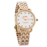Coach Delancey White Dial Rose Gold Steel Strap Watch for Women - 14502783 Authentic Buy Shop Now