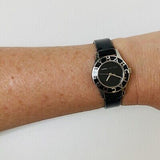 Marc Jacobs Blade Black Dial Black Leather Strap Watch for Women - MBM1082 Authentic Buy Shop Now