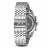 Hugo Boss Navigator Chronograph Blue Dial Silver Steel Strap Watch for Men - 1513498 Authentic Buy Shop Now