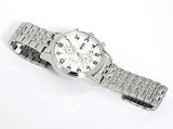 Hugo Boss Aeroliner Chronograph Quartz White Dial Silver Steel Strap Watch For Men - HB1512445 Authentic Buy Shop Now