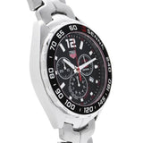 Tag Heuer Senna Chronograph Special Edition Black Dial Silver Steel Strap Watch for Men - CAZ1015.BA0883 Authentic Buy Shop Now