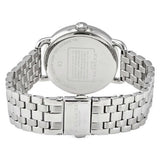 Coach Delancey White Dial Stainless Steel Watch For Women - 14502810 Authentic Buy Shop Now