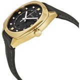 Gucci GG2570 Quartz Black Dial Black Leather Strap Watch For Women - YA142408 Authentic Buy Shop Now