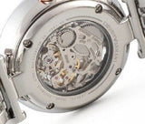 Emporio Armani Meccanico Mother of Pearl Dial Silver Steel Strap Watch For Women - AR1991 Authentic Buy Shop Now