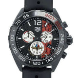 Tag Heuer Formula 1 Indy 500 Limited Edition Chronograph Black Dial Black Rubber Strap Watch for Men - CAZ101AD.FT8024 Authentic Buy Shop Now