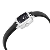 Tissot Lovely Square Quartz Diamonds Black Dial Black Leather Strap Watch For Women - T058.109.16.056.00 Authentic Buy Shop Now
