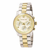Michael Kors Runway Gold Dial Two Tone Steel Strap Watch for Women - MK5137 Authentic Buy Shop Now