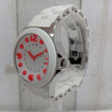 Marc Jacobs Pelly White Dial White Silicone Strap Watch for Women - MBM2588 Authentic Buy Shop Now