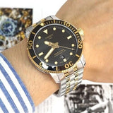 Tissot Seastar 1000 Powermatic 80 Black Dial Two Tone Steel Strap Watch For Men - T120.407.22.051.00 Authentic Buy Shop Now