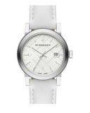 Burberry The City White Dial White Leather Strap Watch for Women - BU9128 Authentic Buy Shop Now