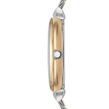 Emporio Armani Gianni T Bar Mother of Pearl Dial Silver Mesh Bracelet Watch For Women - AR2068 Authentic Buy Shop Now