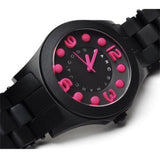 Marc Jacobs Pelly Black Dial Black Silicone Strap Watch for Women - MBM2517 Authentic Buy Shop Now