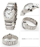 Marc Jacobs White Dial Silver Steel Strap Watch for Women - MBM3052 Authentic Buy Shop Now