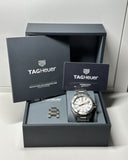Tag Heuer Aquaracer Quartz White Dial Silver Steel Strap Watch for Men - WBD1111.BA0928 Authentic Buy Shop Now