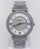Michael Kors Caitlin Crystal Dial Silver Steel Strap Watch for Women - MK3331 Authentic Buy Shop Now