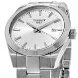 Tissot Gentleman Silver Dial Silver Steel Strap Watch For Men - T127.410.11.031.00 Authentic Buy Shop Now