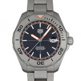 Tag Heuer Aquaracer Bamford Automatic Black Dial Grey Steel Strap Watch for Men - WAY208F.BF0638 Authentic Buy Shop Now