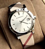 Burberry The City White Dial Brown Leather Strap Watch for Women - BU9113 Authentic Buy Shop Now