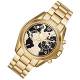 Michael Kors Bradshaw Stop Hunger Black Gold Dial Gold Steel Strap Watch for Women - MK6272 Authentic Buy Shop Now