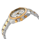 Tissot PR 100 Sport Chic Chronograph Silver Dial Two Tone Steel Strap Watch For Women - T101.917.22.031.00 Authentic Buy Shop Now