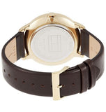 Tommy Hilfiger Hunter Green Dial Brown Leather Strap Watch for Men - 1791607 Authentic Buy Shop Now