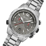 Hugo Boss Nomad Grey Dial Silver Steel Strap Watch for Men - 1513774 Authentic Buy Shop Now