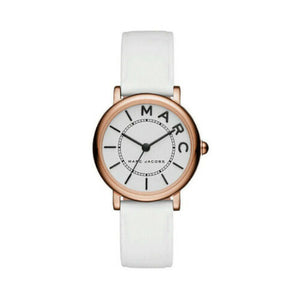 Marc Jacobs Roxy White Dial White Leather Strap Watch for Women - MJ1562 Authentic Buy Shop Now