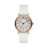 Marc Jacobs Roxy White Dial White Leather Strap Watch for Women - MJ1562 Authentic Buy Shop Now