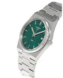 Tissot PRX Green Dial Silver Steel Strap Watch For Men - T137.410.11.091.00 Authentic Buy Shop Now