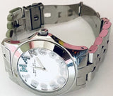 Marc Jacobs Rivera White Dial Silver Steel Strap Watch for Women - MBM3136 Authentic Buy Shop Now