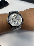 Hugo Boss Rafale Competitive Sport Silver Dial Silver Steel Strap Watch for Men - 1513511 Authentic Buy Shop Now